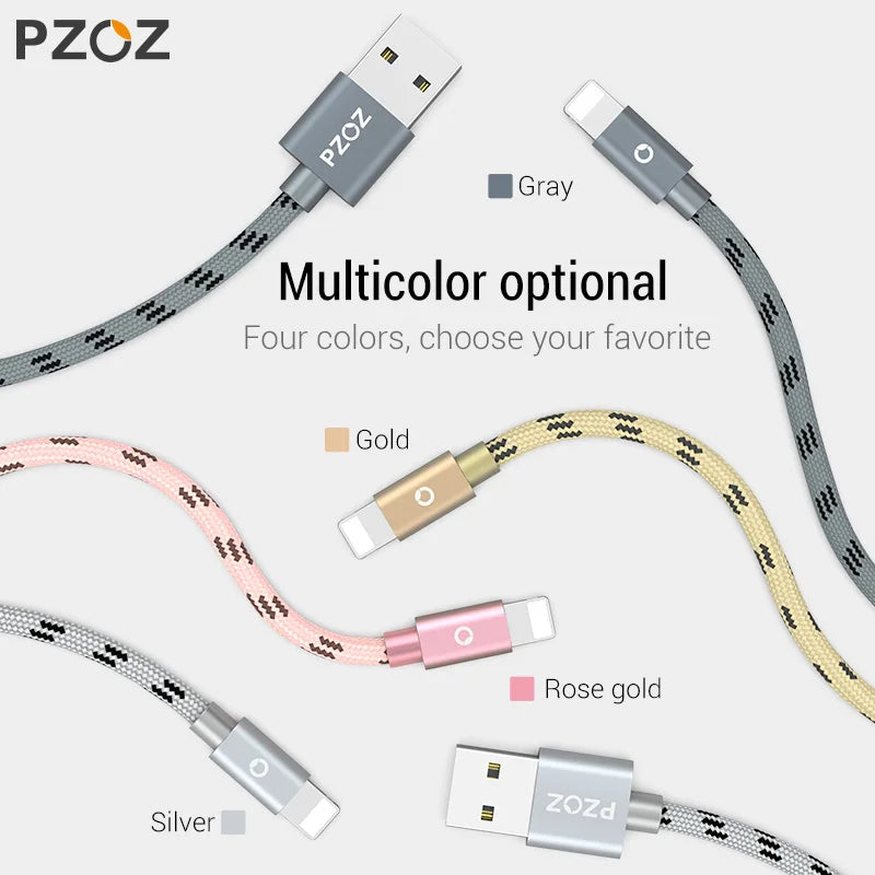 Cabo Pzoz Usb Carregamento Compatível Com iPhone.