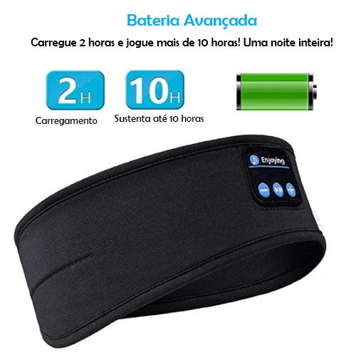 Fones de ouvido bluetooth headband