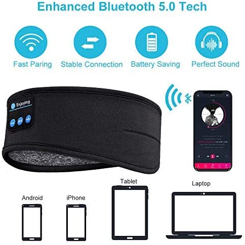 Fones de ouvido bluetooth headband